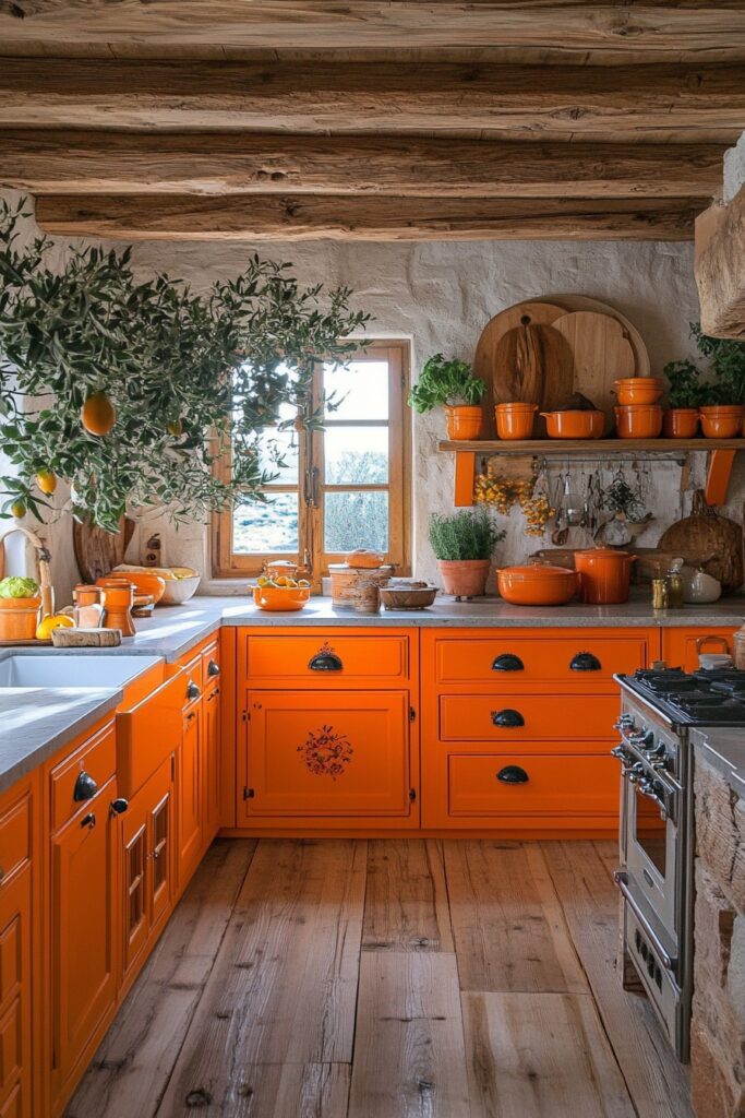 Tuscan Orange Warmth