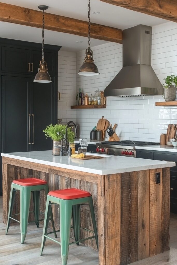 Urban Boho Elegance Kitchen