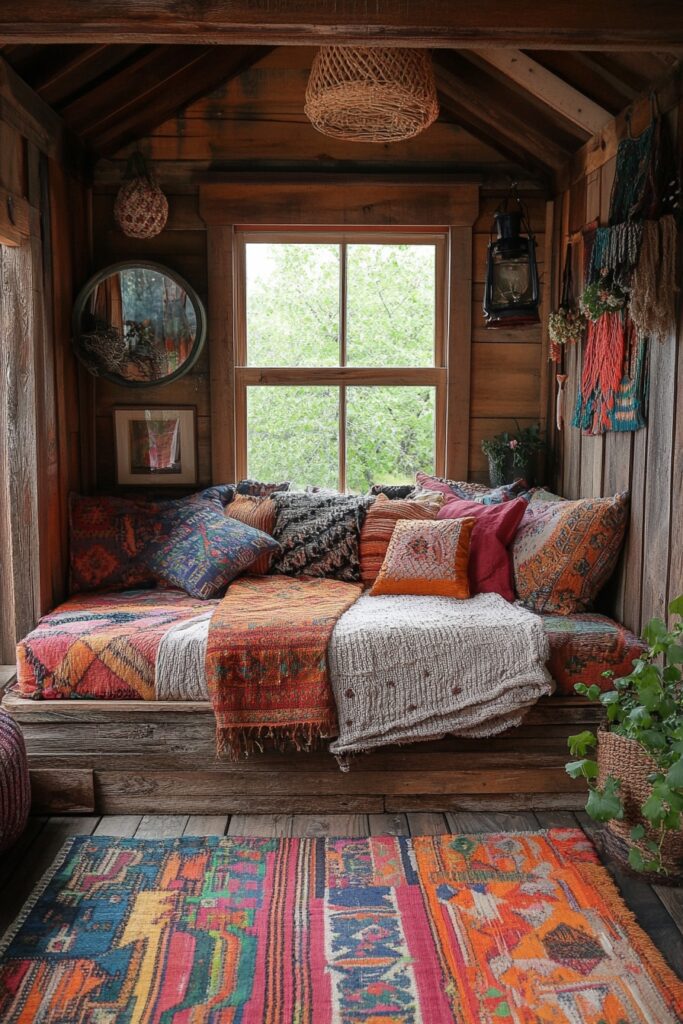 Vibrant Boho Cabin