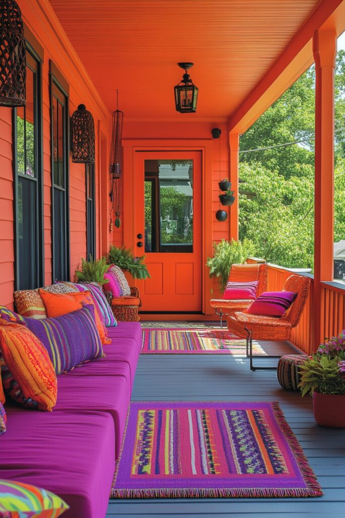 Vibrant Contemporary Porches