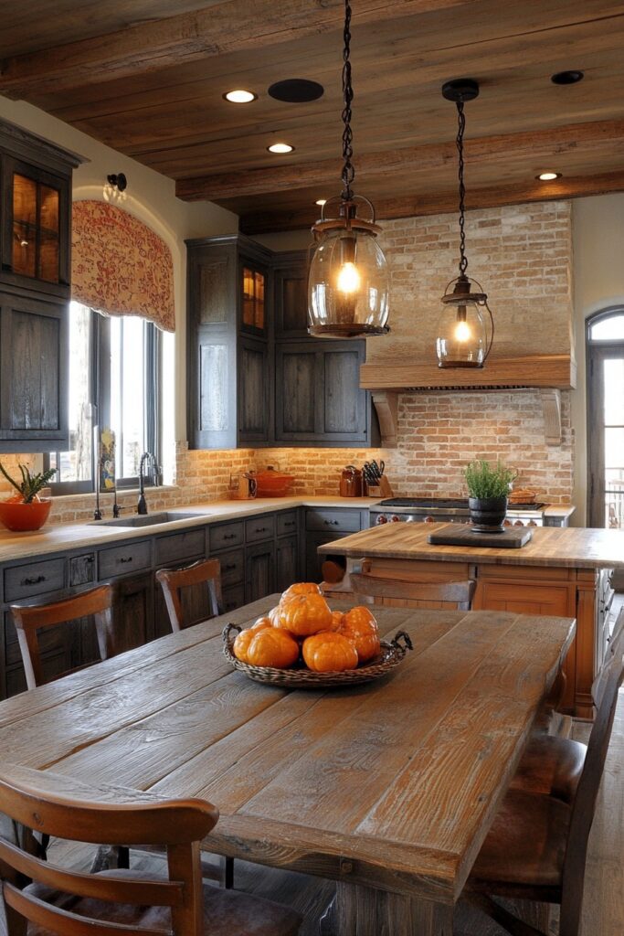 Warm Earth Tones Kitchen