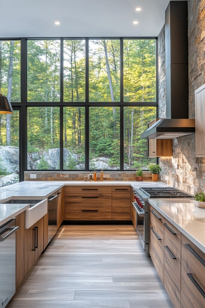 Wilderness Inspired Kitchen