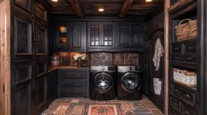 western gothic laundry room