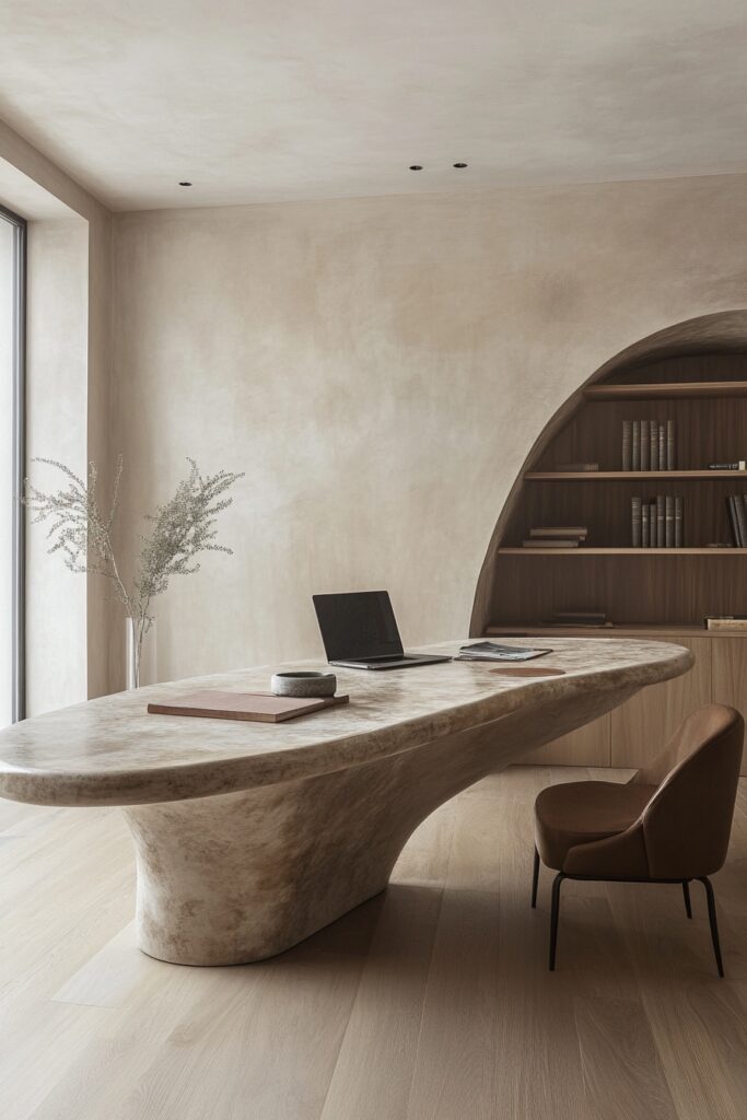 Architectural Desk Features