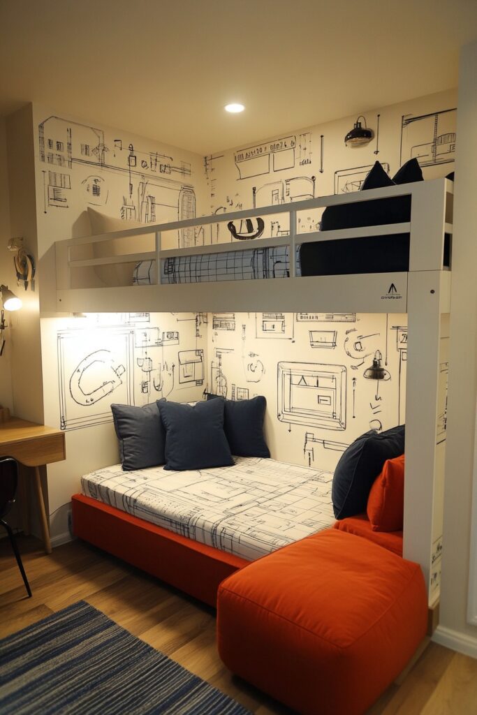 Architectural Loft Bed