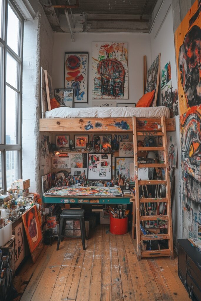 Artist’s Loft Bed