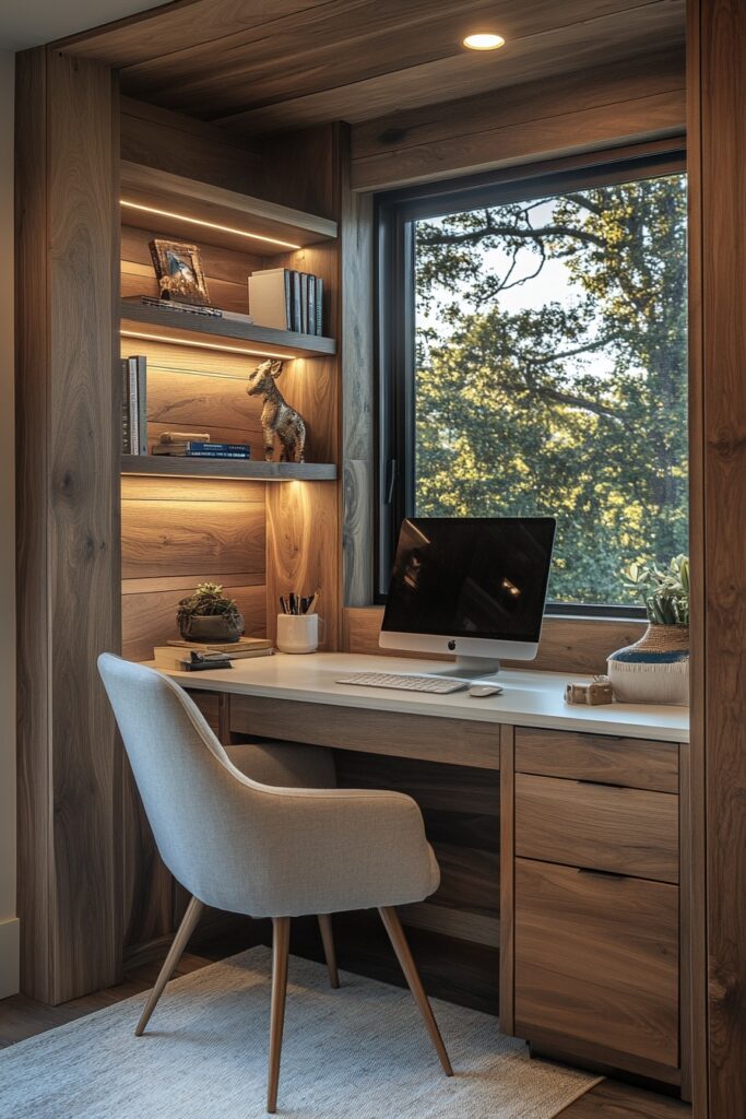 Cabin Office Nook