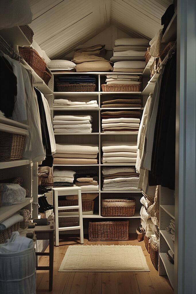 Ceiling-High Closet Shelving