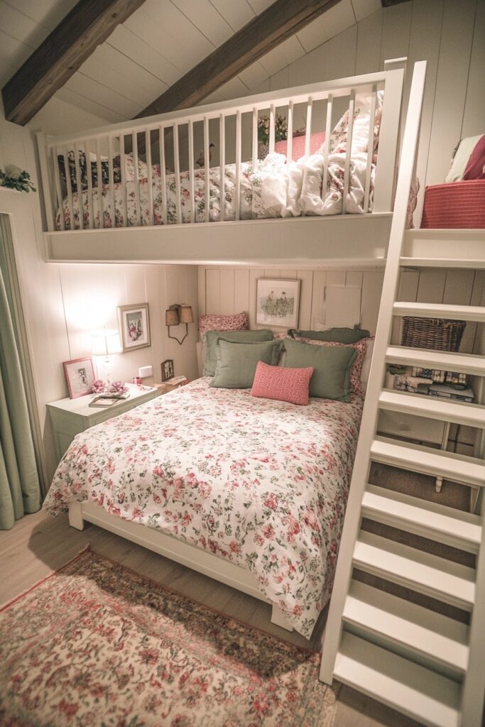 Charming Cottage Loft Bed