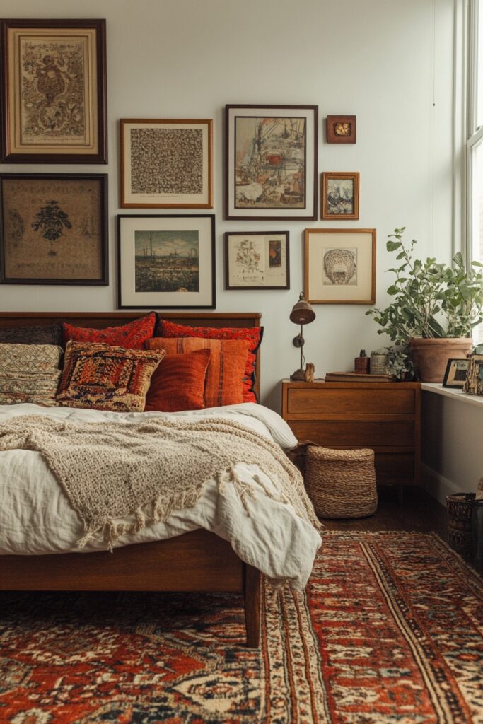 Eclectic Gallery Boho Bedroom