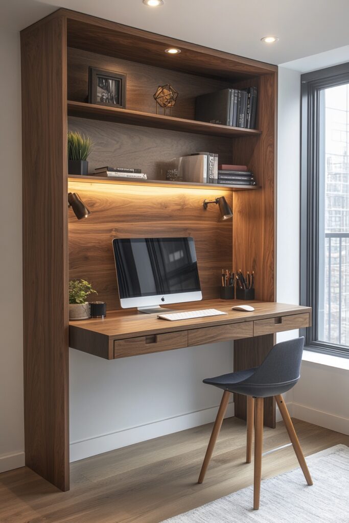 Foldable Wall Workstation