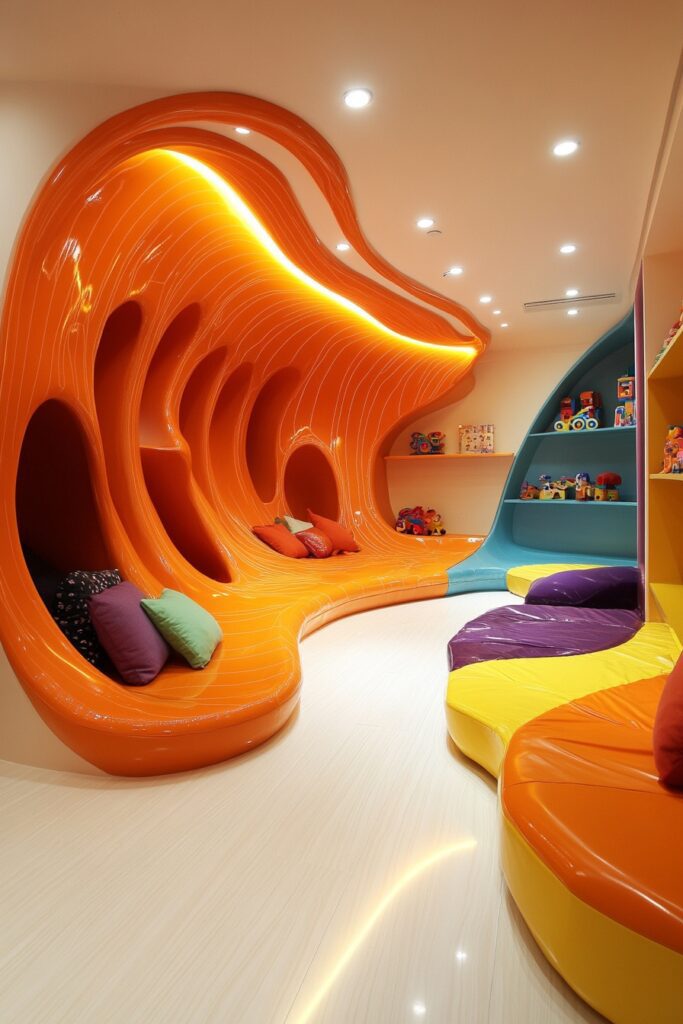 Futuristic Kids’ Playroom