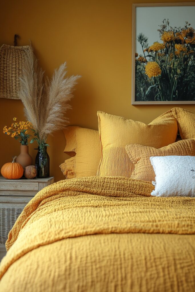 Goldenrod Bliss Bedroom