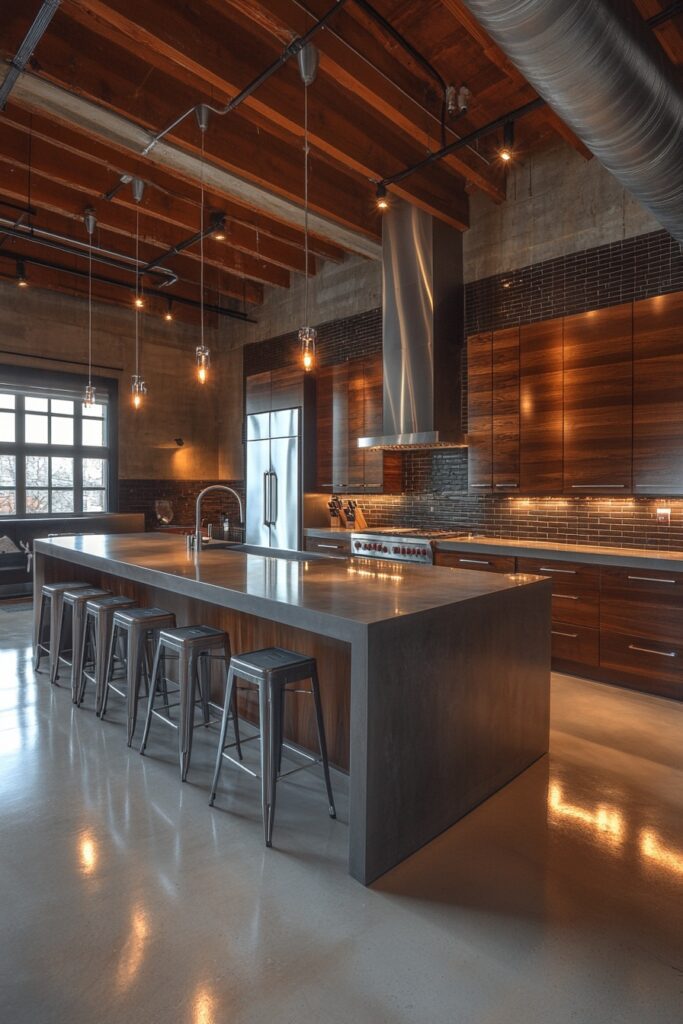 High-End Loft Kitchen