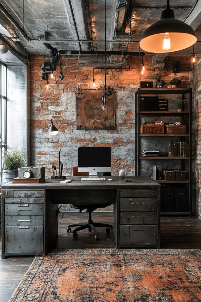 Industrial-Chic Office