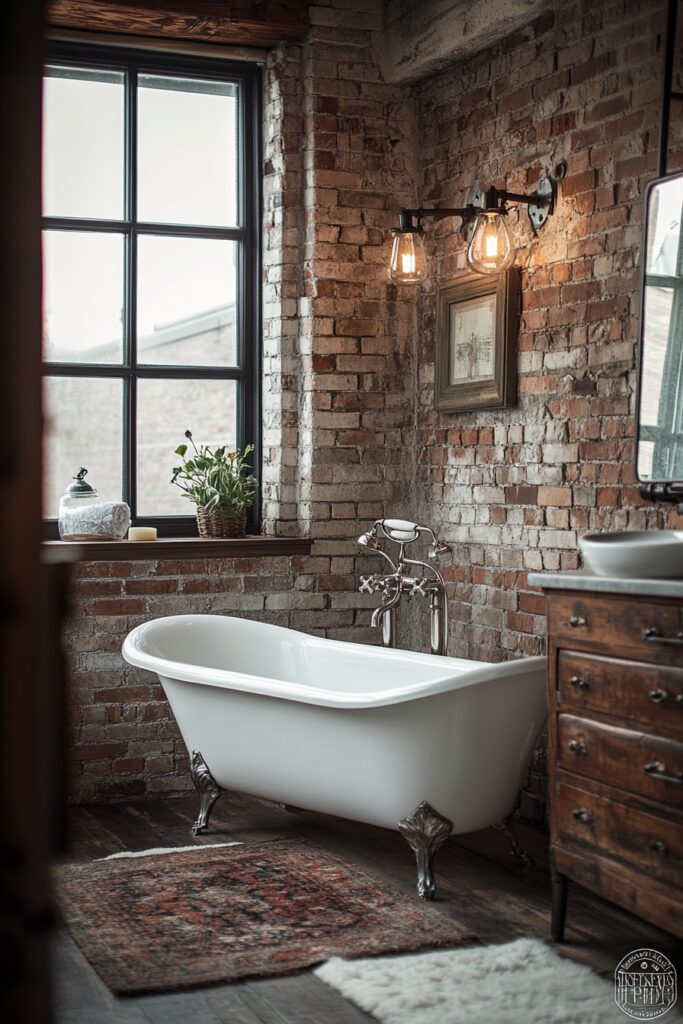 Industrial Loft Bathroom Vibes