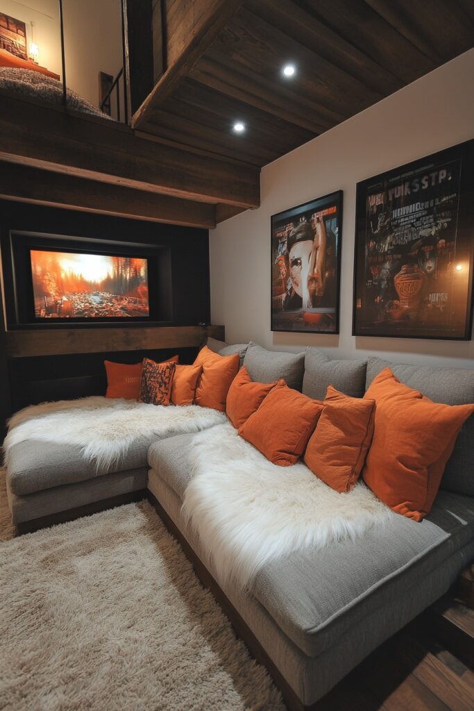 Loft Media Room Haven