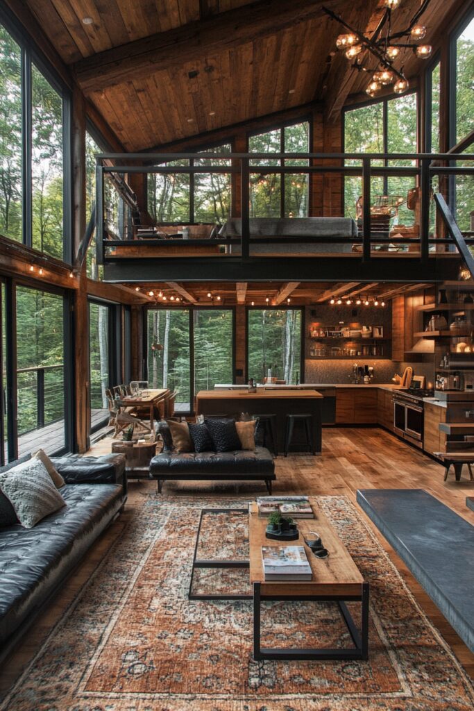 Loft-Style Cabin Studio