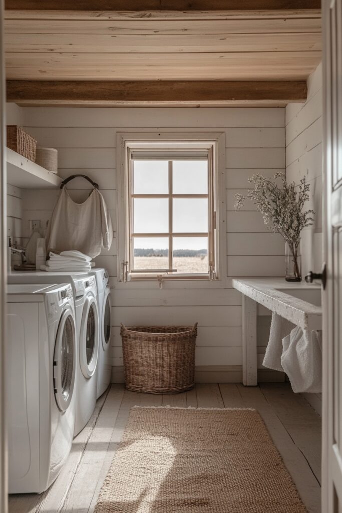 Minimalist Laundry Room