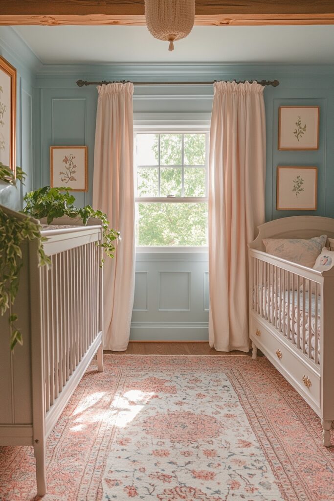 Pastel Cottagecore Nursery Retreat