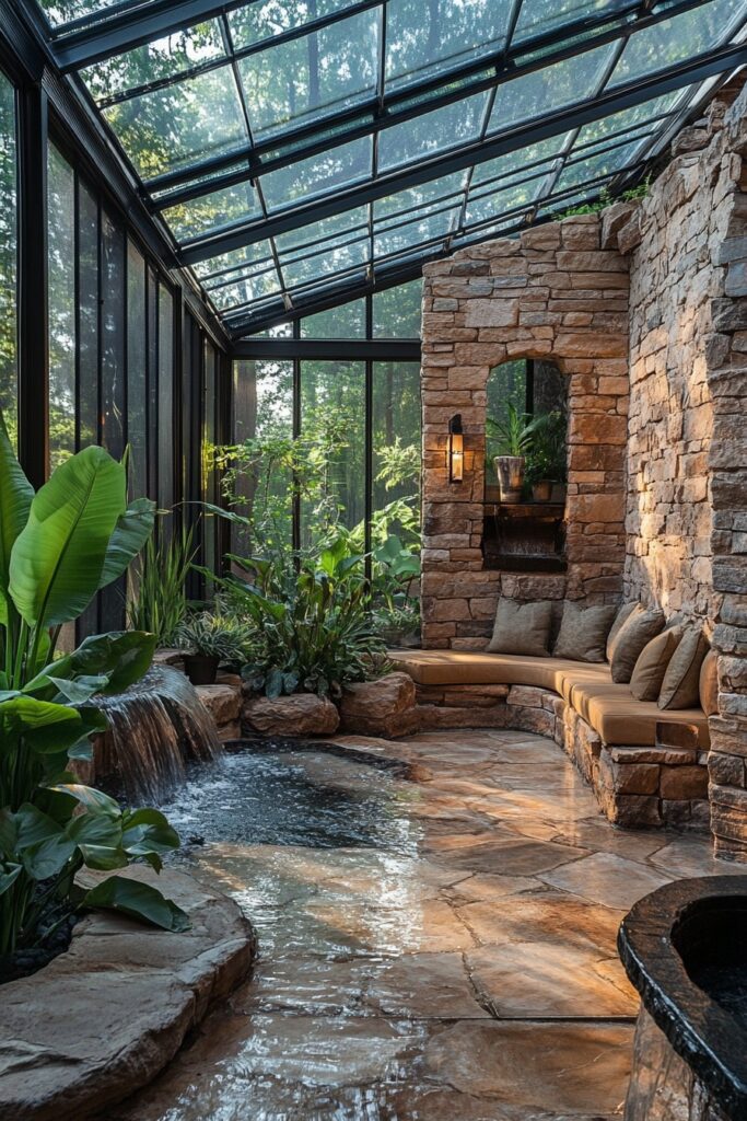 Peaceful Stone Garden Space