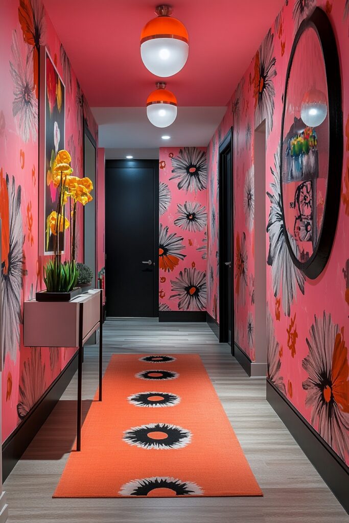 Radiant Retro Hallway