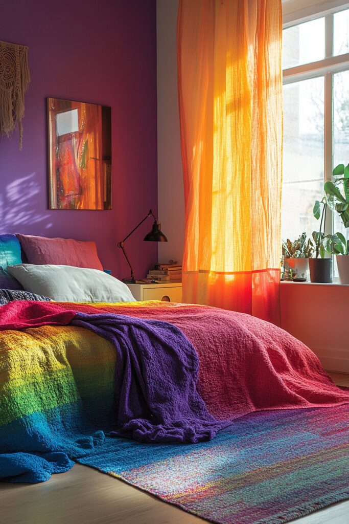 Rainbow Radiance Bedroom