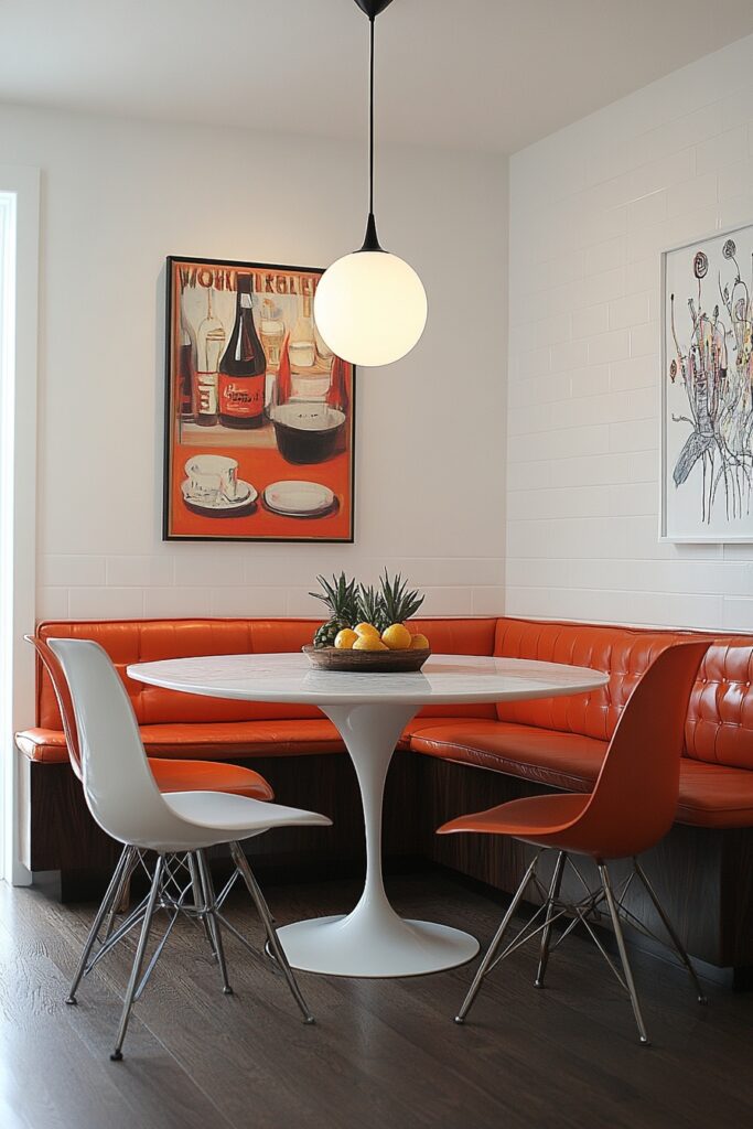 Retro Modern Dining Space