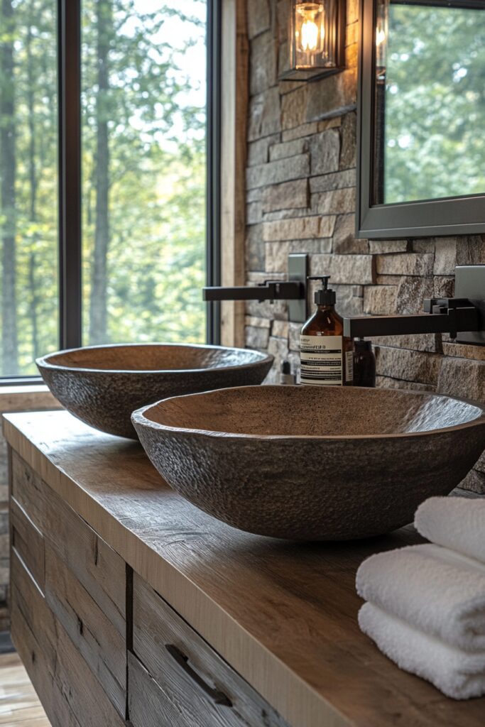 Rustic Bathroom Oasis