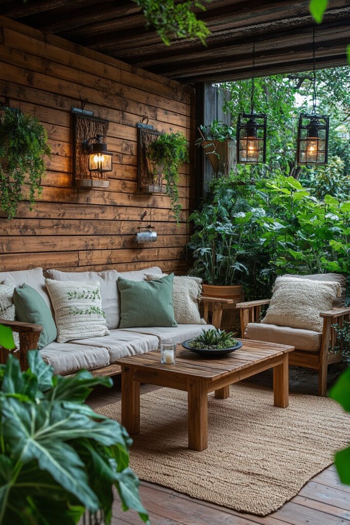 Rustic Woodland Patio