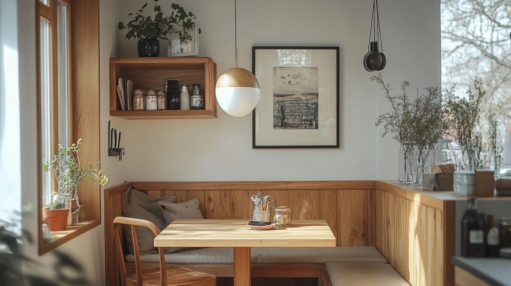 Scandinavian cabin interior