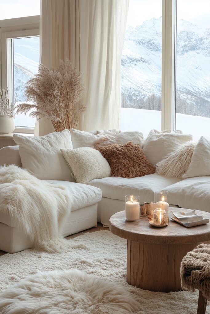 Serene Snowbound Lounge