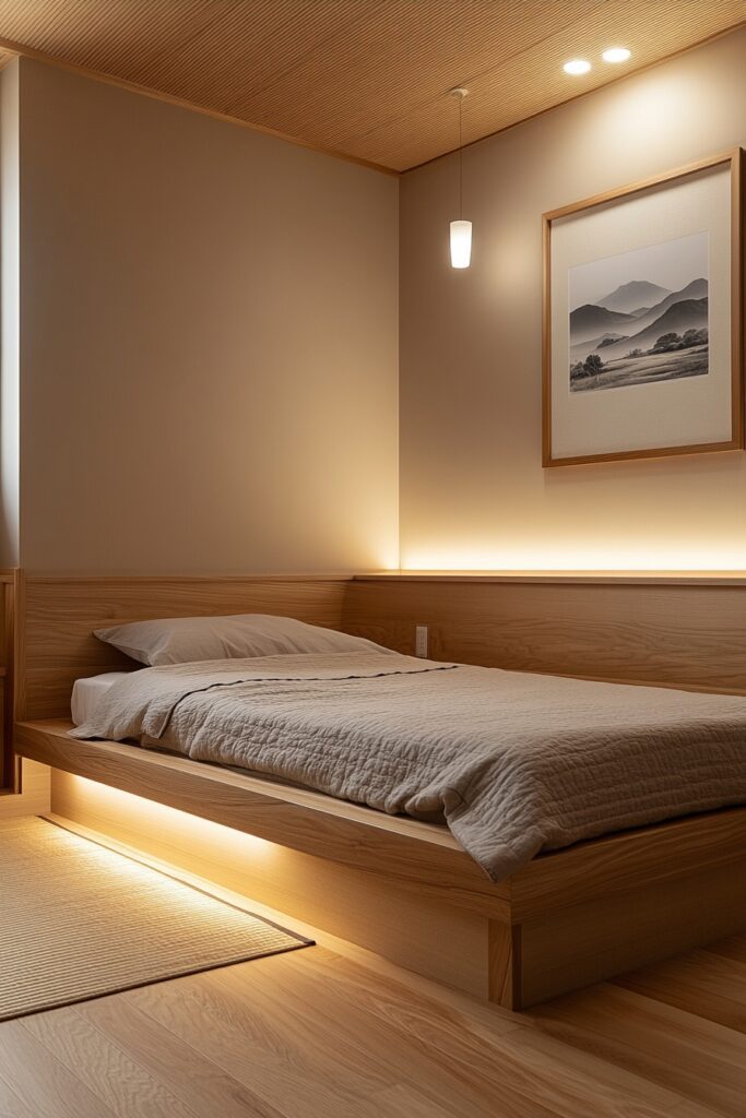 Serene Zen Minimalist Bedroom