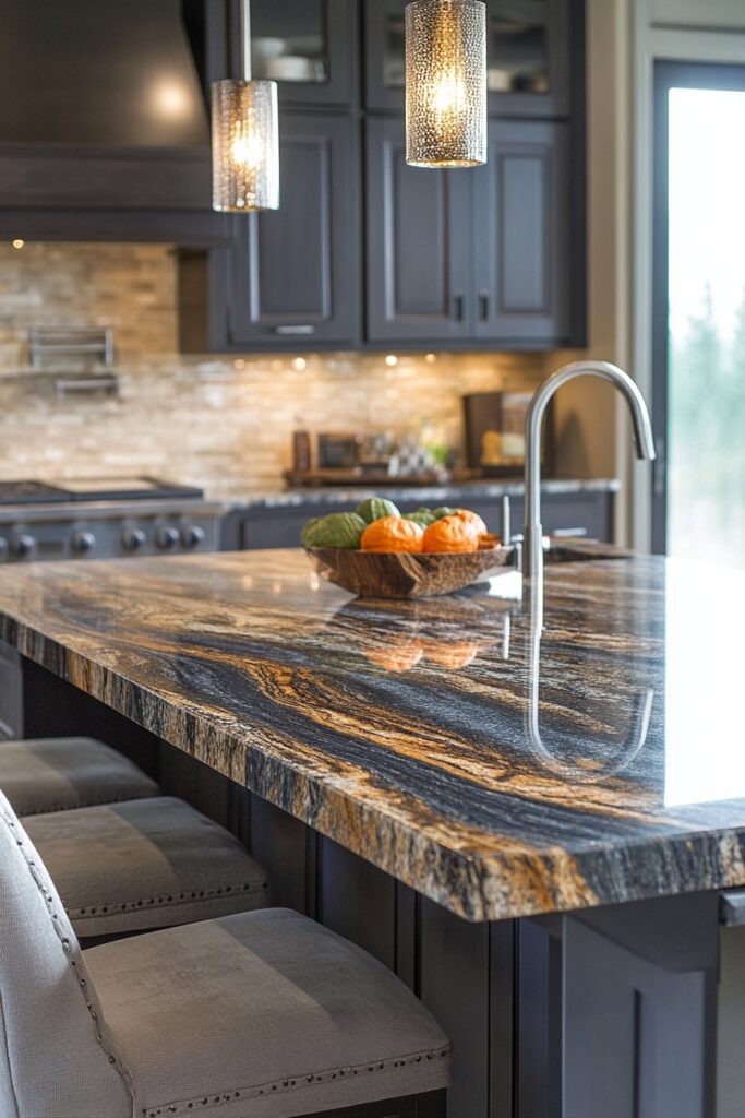 Sleek Granite Kitchen Style