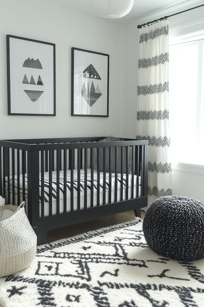 Sophisticated Monochrome Nursery