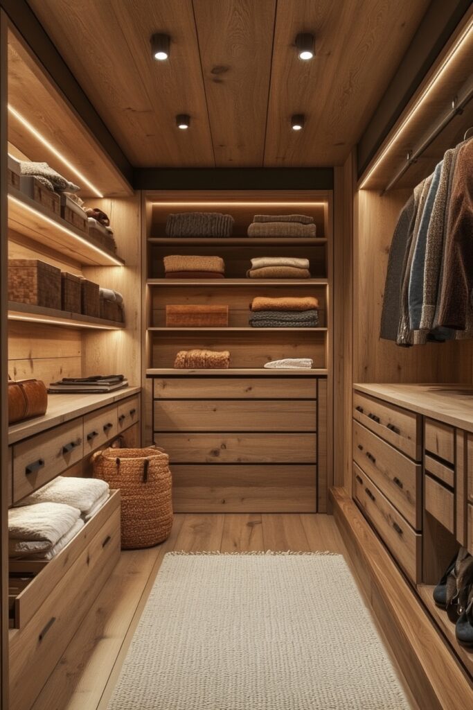 Streamlined Cabin Closets