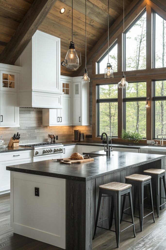 Streamlined Cabin Kitchen