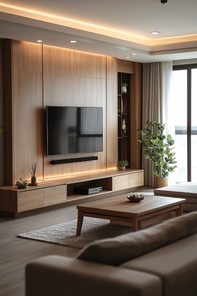 Streamlined Entertainment Space