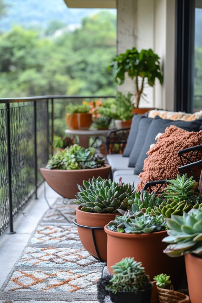 Succulent Patio Garden