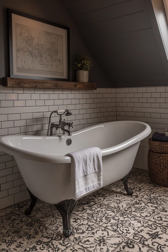 Transitional Loft Bathroom Style