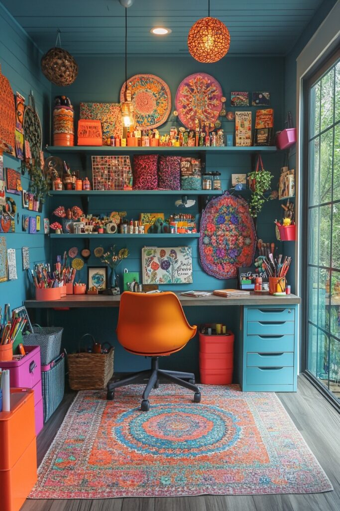 Vibrant Creative Nook