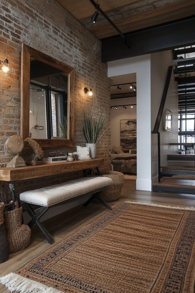 Welcoming Loft Entryway