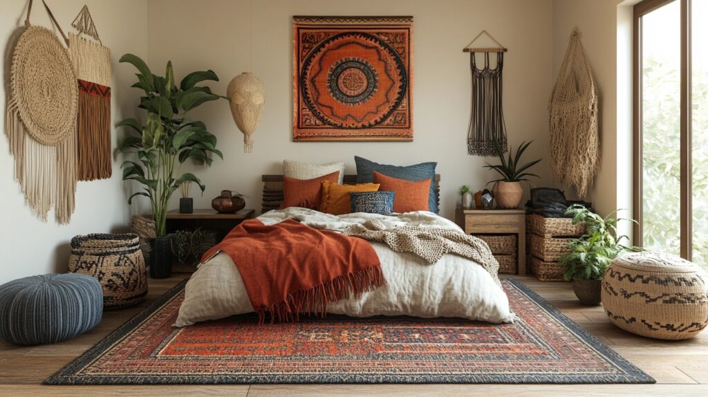 eclectic boho bedroom ideas