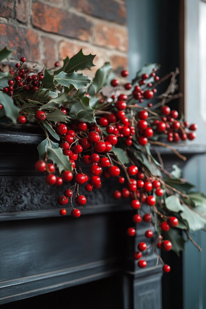 Berry Bright Mantel