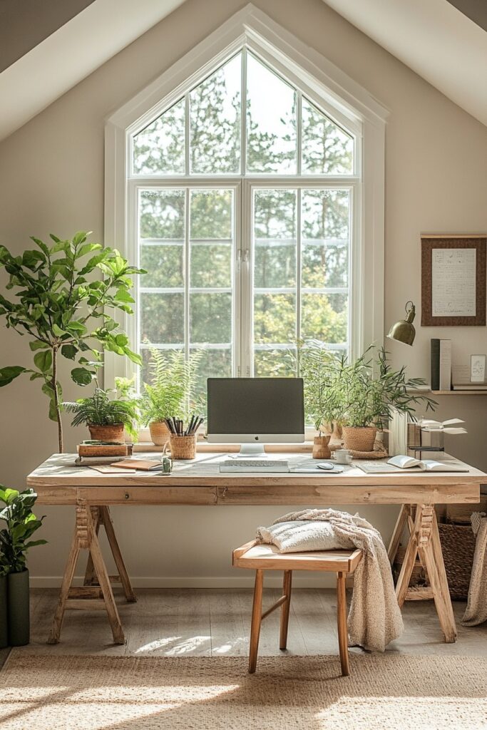 Bright and Airy Workspace