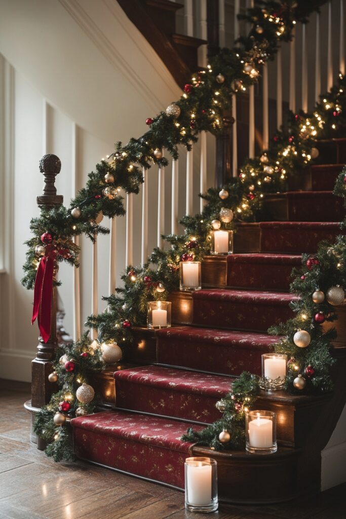 Candlelit Staircase Glow