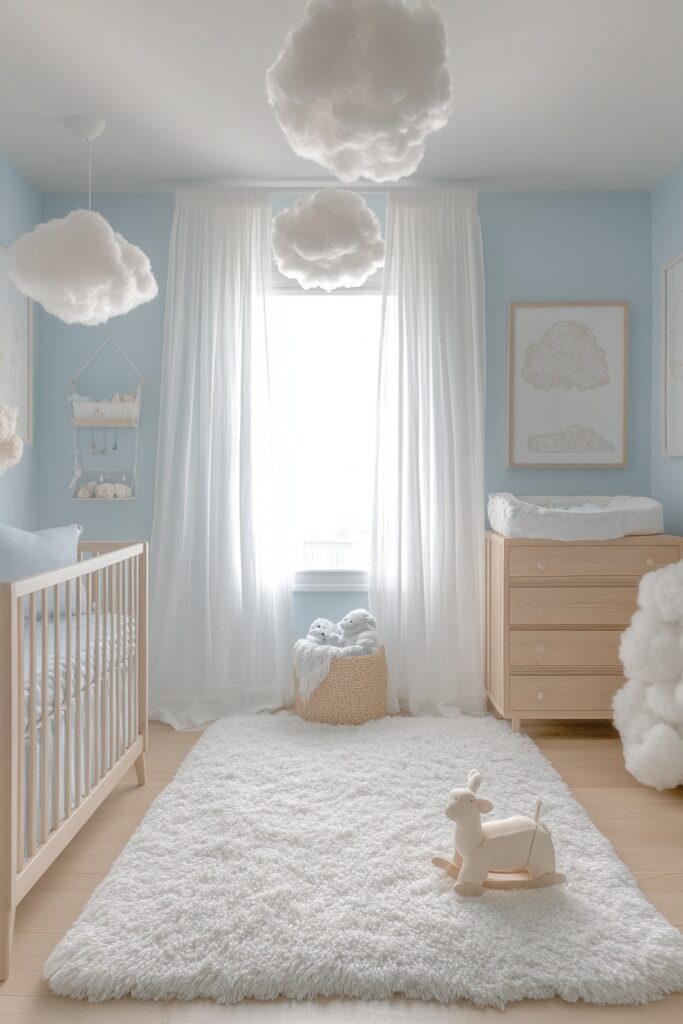 Cloud-Inspired Baby Space