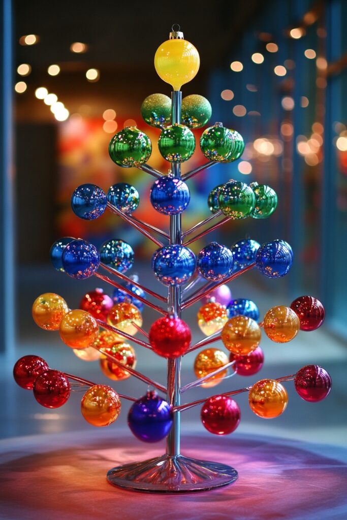 Colorful Ornament Trees