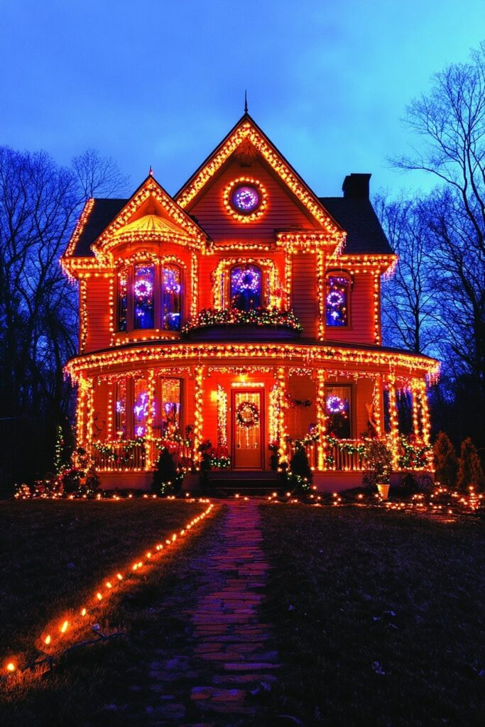 Dazzling Christmas Lighting Display