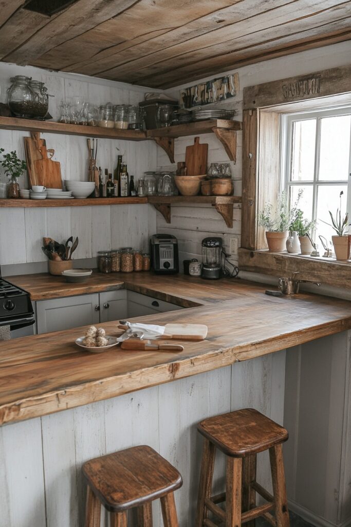 Efficient Cabin Kitchen